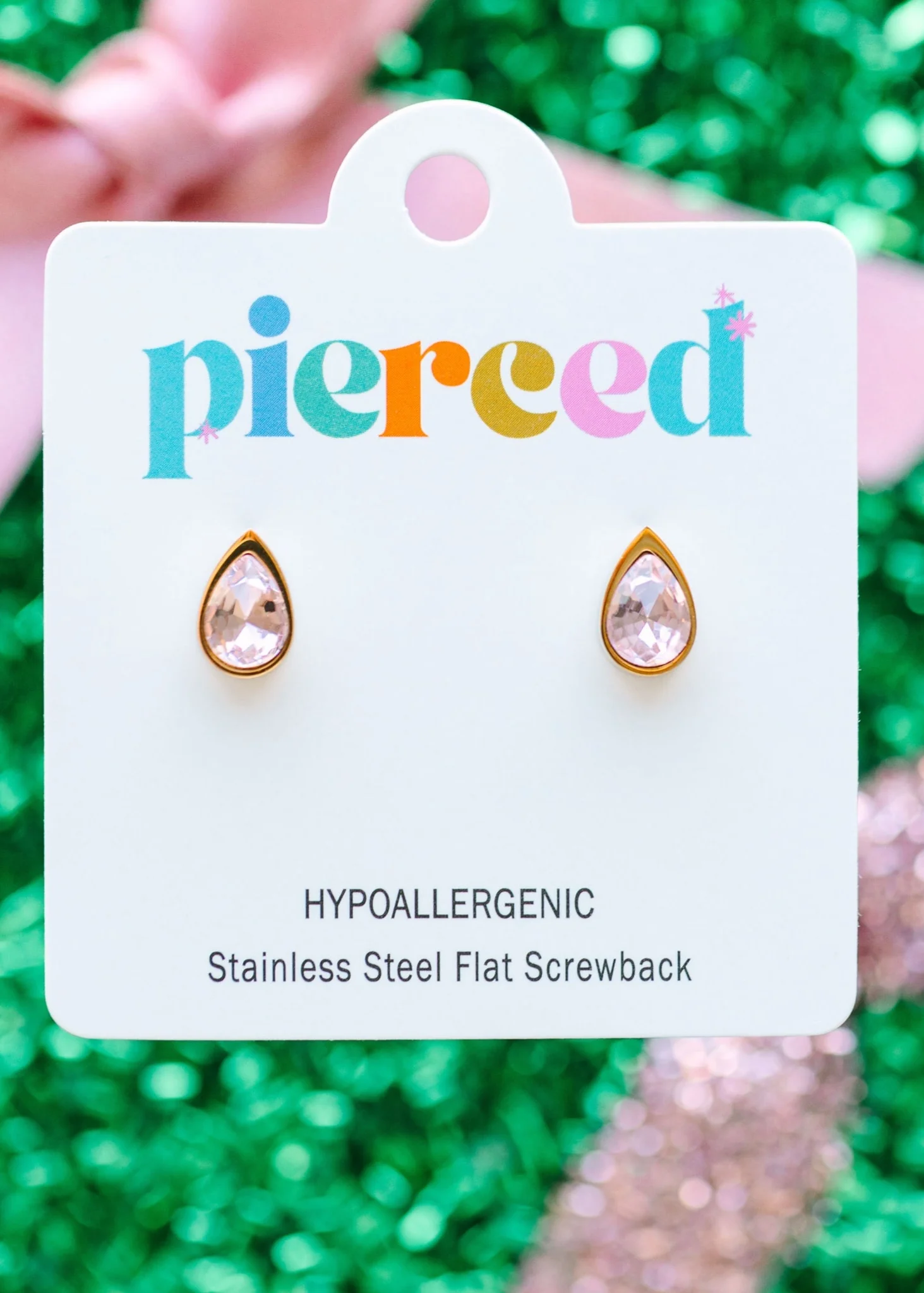 Pink Teardrop Gem - Image 2